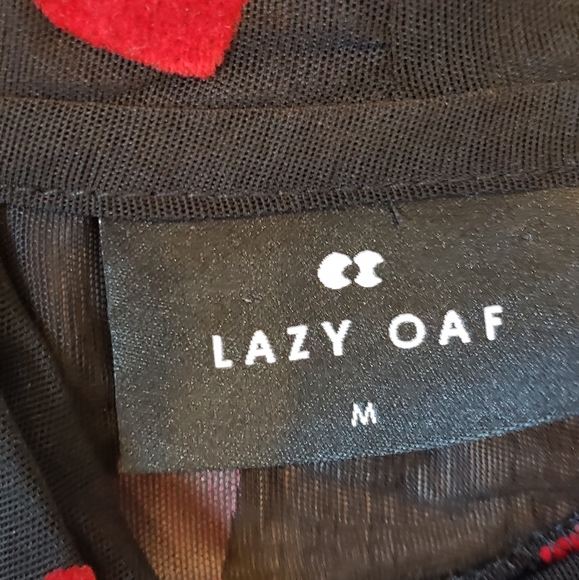 Lazy Oaf Sheer Heart Bodysuit - Picture 4 of 4